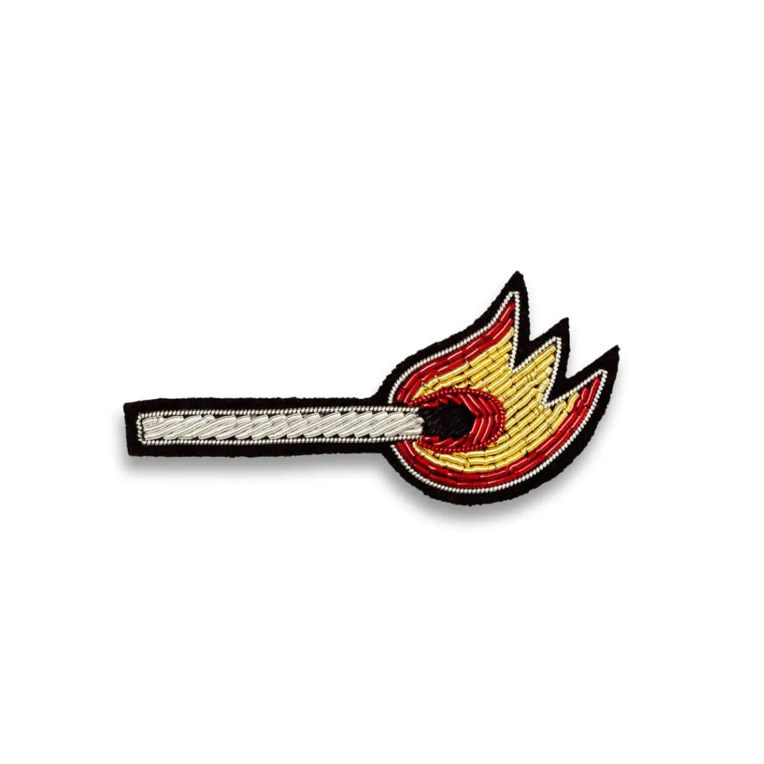 Hand Embroidered Brooch