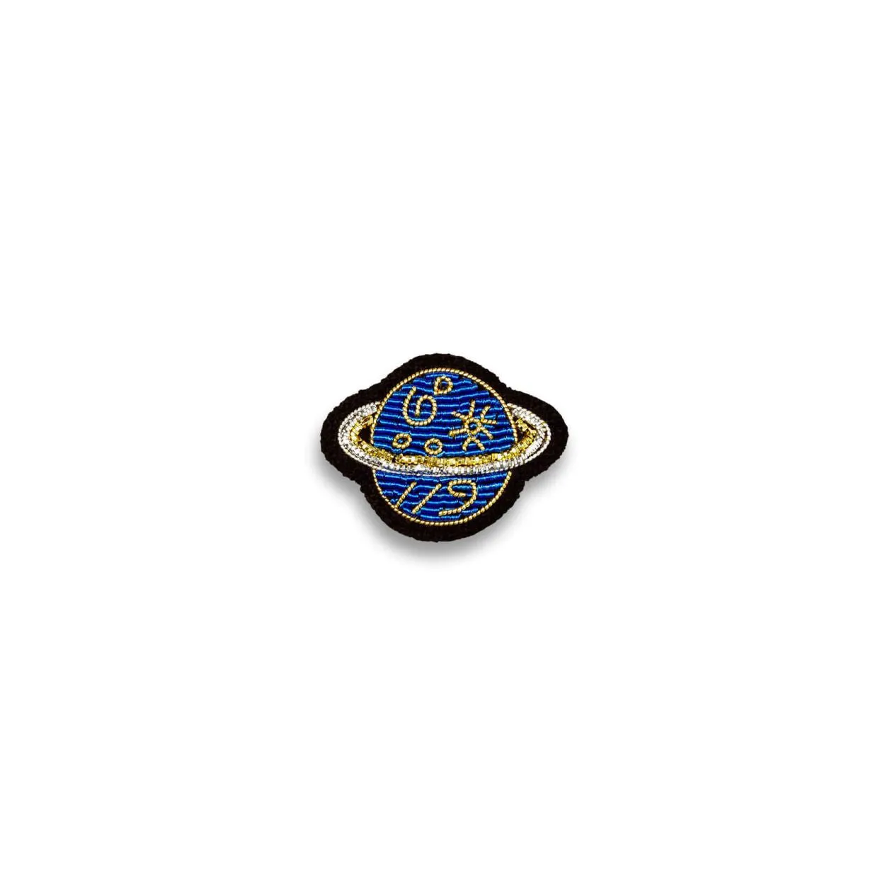 Hand Embroidered Brooch