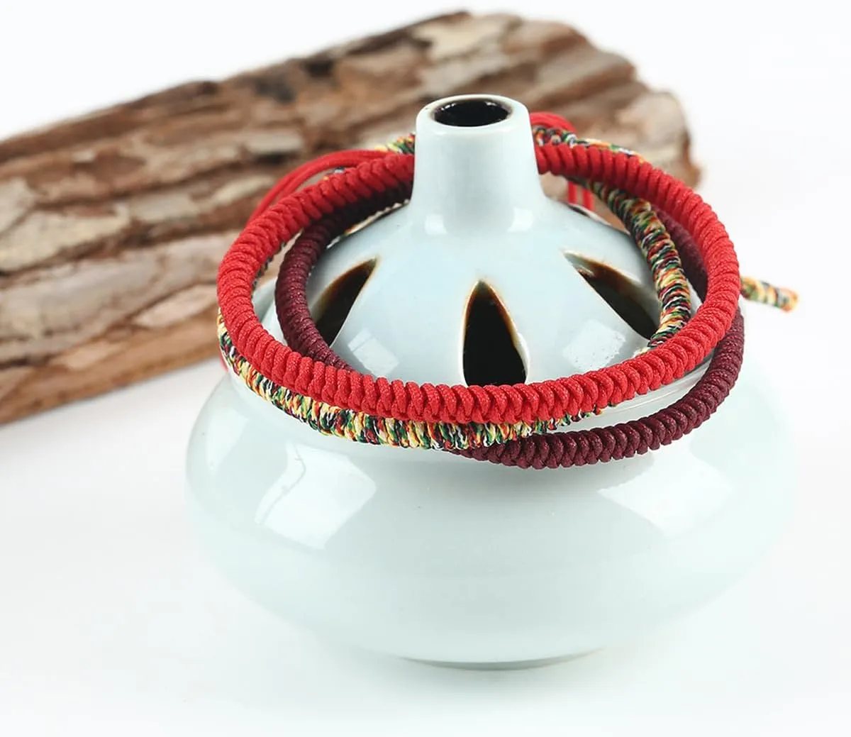 Handmade Bracelet, Lucky Bracelet for Men and Women with Vajra Knot, Lucky Red String Bracelet, Friendship and Buddhist Gifts, Adjustable Length