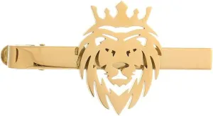 Hip Hop Crown Lion Brooches Stainless Steel Mens Animal Talisman Party Accessories Trendy Wedding Jewelry Badge Pins for Groom
