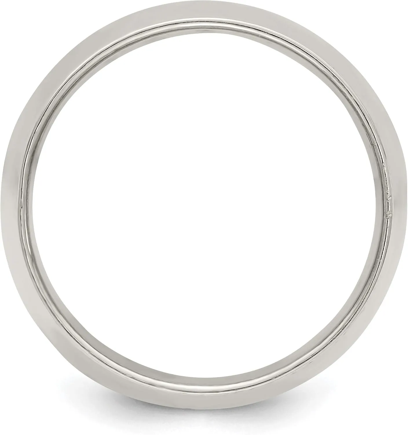 IceCarats 925 Sterling Silver 12mm Half Round Plain Classic Wedding Band Ring