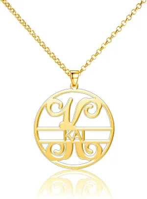 Kai Necklace Initial Necklace For Women Custom Nameplate Personalized Gift