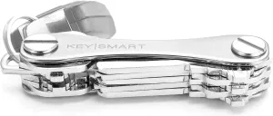 KeySmart Classic - Compact Key Holder and Keychain Organizer (up to 14 Keys) (Titanium)