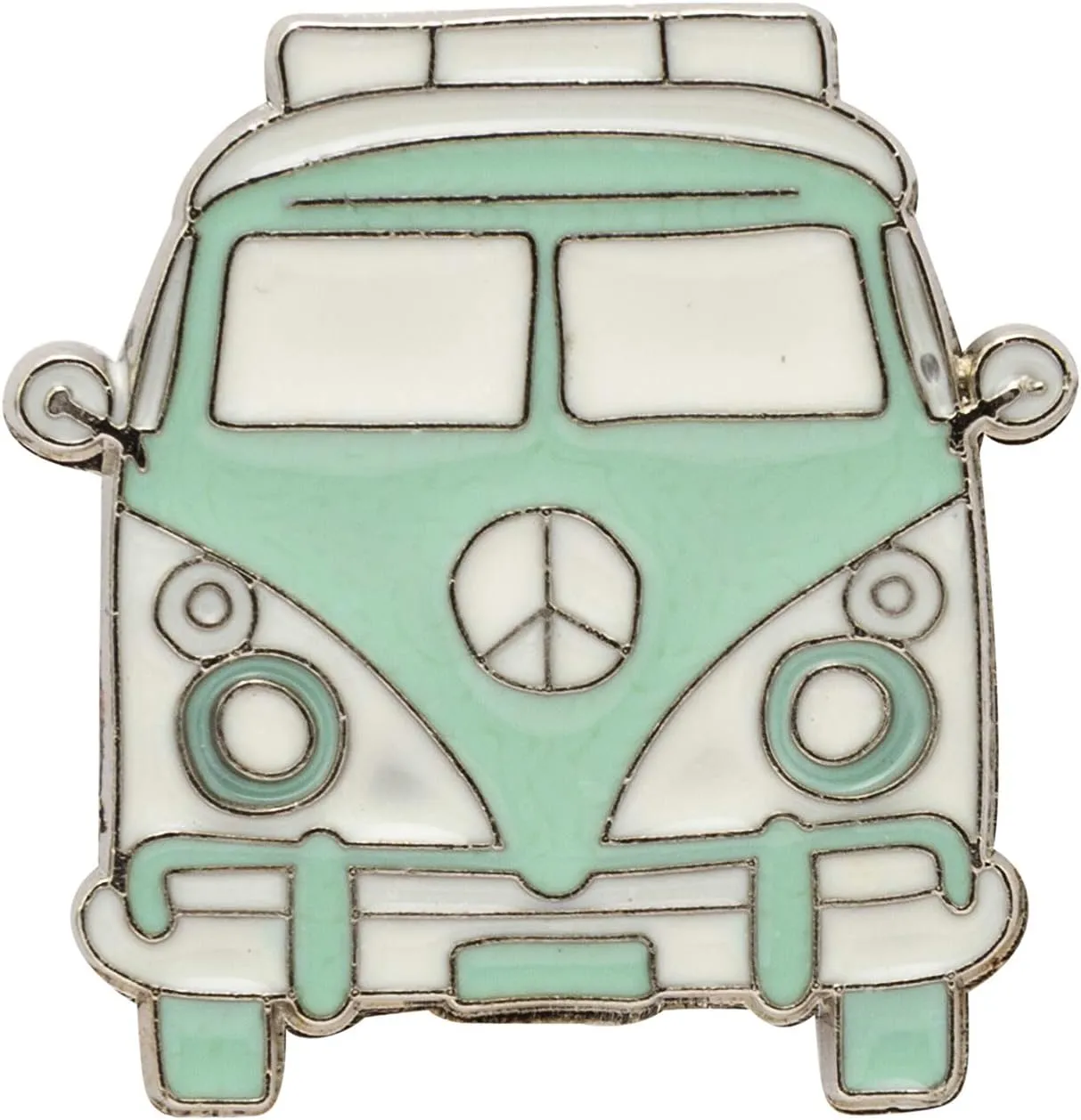 Knighthood Brooch Pin Classic Bus Van Lime Green Lapel Pin Badge