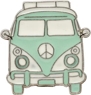 Knighthood Brooch Pin Classic Bus Van Lime Green Lapel Pin Badge