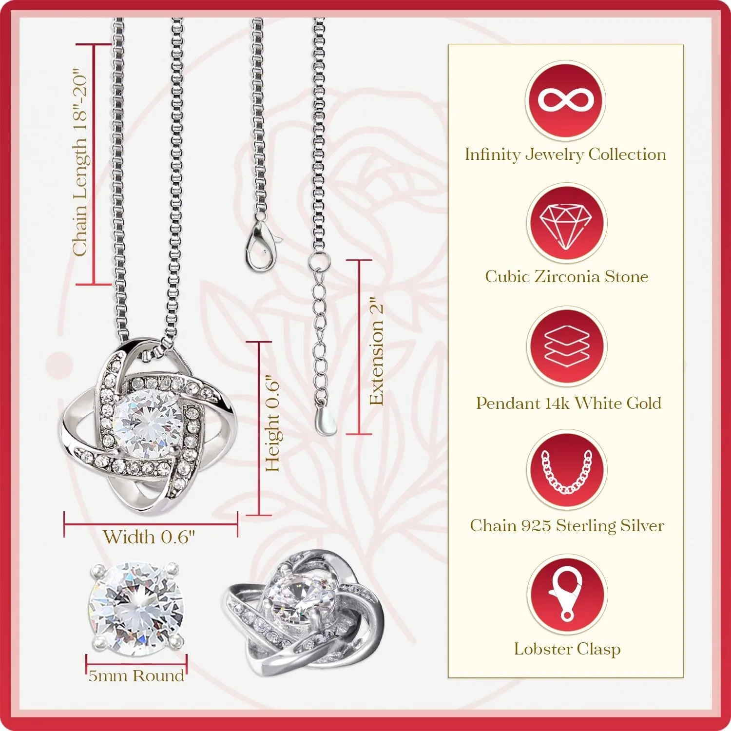 Larvincy I Love You I'm Sorry Gifts For Her, Apology Gift For Her - Wife, Girlfriend, Soulmate - Forgive Me Necklace With Heartfelt Message In A Stunning Box, Let's Start Over Love Necklace Present