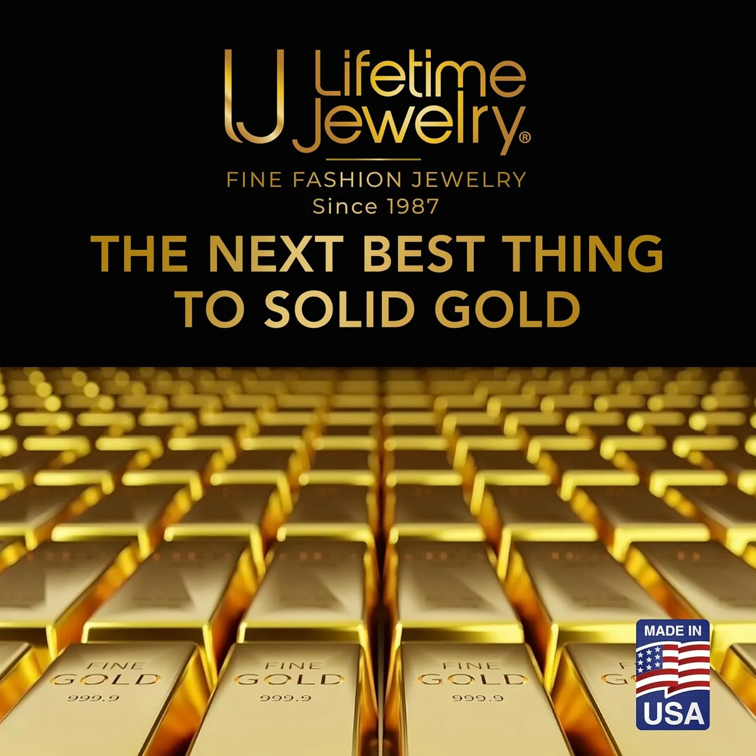 LIFETIME JEWELRY 1mm Gold Chain for Men & Women 24k Real Gold Plated Diamond Cut Rope Chain 14 to 30 Inch