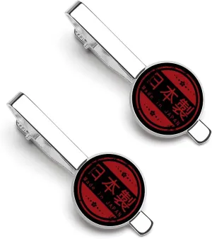 Made in Japan Classic Tie Clips for Men Personalized Bar Suit Accessories for Business Wedding Anniversary
