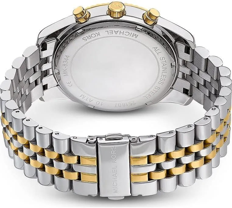 Michael Kors Lexington Men's Watch, Stainless Steel Bracelet Watch for Men