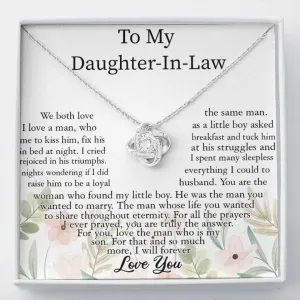 Mom's Gift: Necklace for Daughter-in-Law - Birthday or Christmas