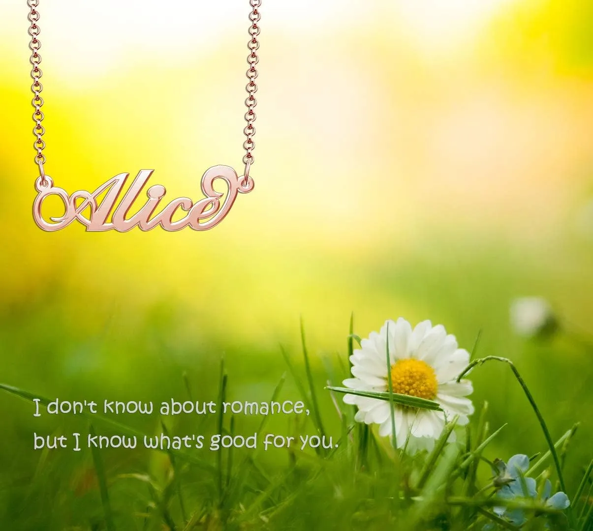 Name Necklace Personalized, Sterling Silver Custom Nameplate Necklace Charm Jewelry Gift for Women