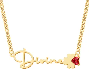 Name Necklace with Birthstone Name Necklace Personalized Customized Necklace with Name Personalized Birthday Gifts Mother's Day Gifts for Women