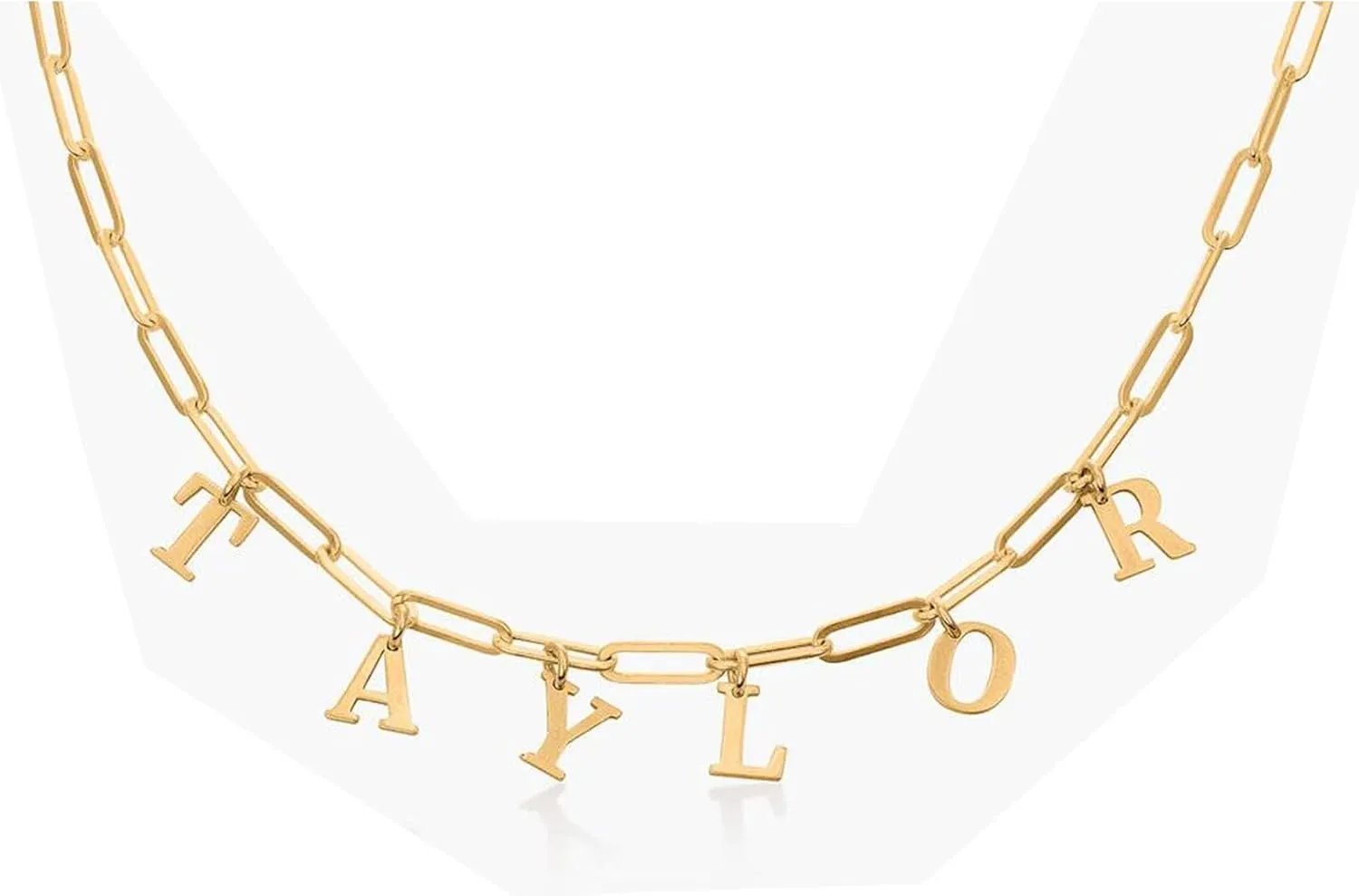 Name Necklaces for Women, Name Necklace Personalized 18K Gold Plated Custom Name Necklace Customized Jewelry Gifts for Women