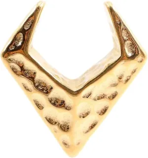 New 2025 1Pc Stainless Rhombus Tip Saddle Flesh Ear Tunnel Plugs Expander Stretcher Gauges Earrings Piercing Body Jewelry Fashion Trendy Accessories Creative Gift