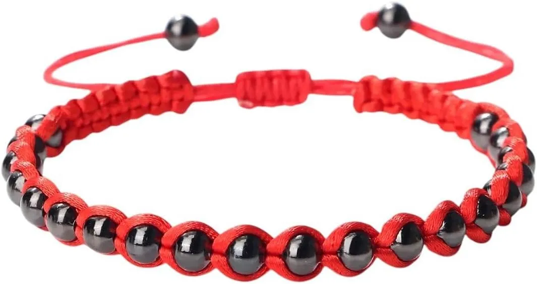 New 2025 Fashion Red Rope Copper Bead Amulet Bracelet Lucky Prayer Handmade Adjustable Buddhist Thread String Bangle Gift Jewelry Trendy Accessories Creative