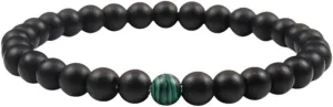 New 2025 Unisex Natural Green Malachite Stone Lava Bracelets Women Men Strand Charm Buddha Beads Bracelet Yoga Prayer Handmade Jewelry Gift Fashion Trendy Accessories Creative For Women And Men