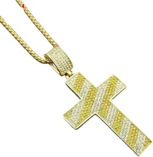 New 2025 Unisex Stainless Steel Cross Pendant Jesus Hip Hop Hiphop Decoration Jewelry Luxury With For You Accessories Trendy Creative For Women And Men