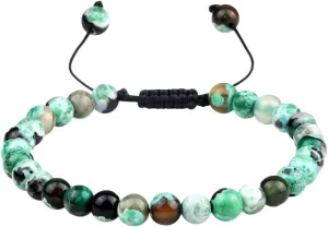 New 2025 Women 6Mm Natural Fire Agate Stone Beads Bracelets Adjustable High Prayer Hers Yoga Meditation Jewelry Findings Fashion Trendy Accessories Creative Gift