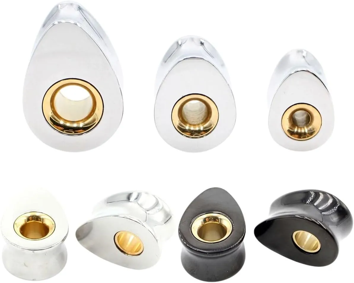 New 2026 Arrive 1Pc 8-25Mm Stainless Hollow Water Drop Ear Tunnels Plugs Expanders Stretcher Gauges Earrings Piercing Body Jewelry Fashion Trendy Accessories Creative Gift