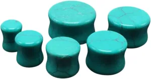 New 2026 Arrive 1Pc Stone Ear Plug Tunnel Piercings Earring Gauges Helix Piercing Stretcher Plugs Body Jewelry 5Mm-16Mm Fashion Trendy Accessories Creative Gift
