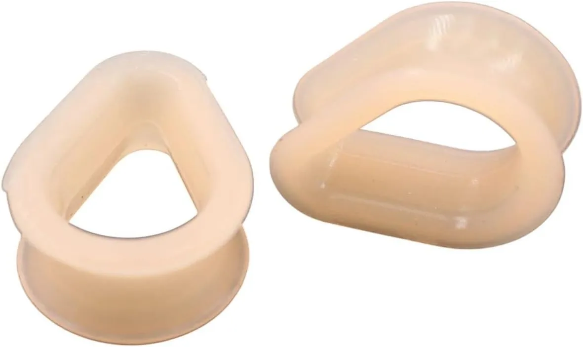 New 2026 Arrive 2Pcs Silicone Flexible Tear Water Drop Flares Flesh Ear Plugs Tunnel Expander Stretcher Gauges Earrings Piercing Jewelry Fashion Trendy Accessories Creative Gift