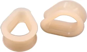 New 2026 Arrive 2Pcs Silicone Flexible Tear Water Drop Flares Flesh Ear Plugs Tunnel Expander Stretcher Gauges Earrings Piercing Jewelry Fashion Trendy Accessories Creative Gift