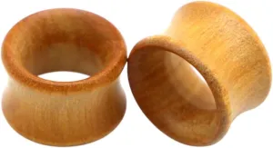 New 2026 Arrive 2Pcs Wood Ear Plug Tunnel Earring Guages Stretcher Expander Dermal Piercing Oreja Unisex Body Jewelry Fashion Trendy Accessories Creative Gift