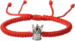 New 2026 Unisex Fashion Women Crown Thread Bracelets Handmade Braid Knot Adjustable Bracelet For Men Best Friend Yoga Prayer Jewelry Findings Charm Gifts Trendy Accessories Creative Gift And