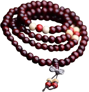 New 2026 Unisex Men Women Wood Beads Bracelets Rappers Jewelry Gifts Sandalwood Chinese Buddhist Buddha Meditation Prayer Bead Bracelet Decoration Luxury Accessories Trendy Best For Gift And