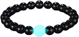 New 2026 Unisex Natural Stone Bracelet Yoga Luminous Glow in The Dark Charm Beads for Men Women Prayer Buddhism Jewelry Findings Fashion Trendy Accessories Creative Gift for Women and Men