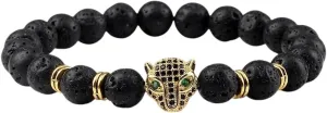 New 2026 Unisex Vintage Men Leopard Head Charms Lava Beads Bracelets Natural Stone Energy Yoga Prayer For Women Couples Jewelry Findings Fashion Trendy Accessories Creative Gift For Women And Men