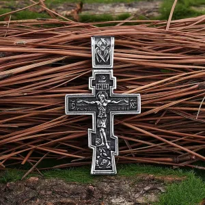 New For Trendy 2025 New 316L Stainless Steel Jesus Cross Pendant Necklace For Man Biker Lucky Jewelry Fashion Accessories Creative Gift