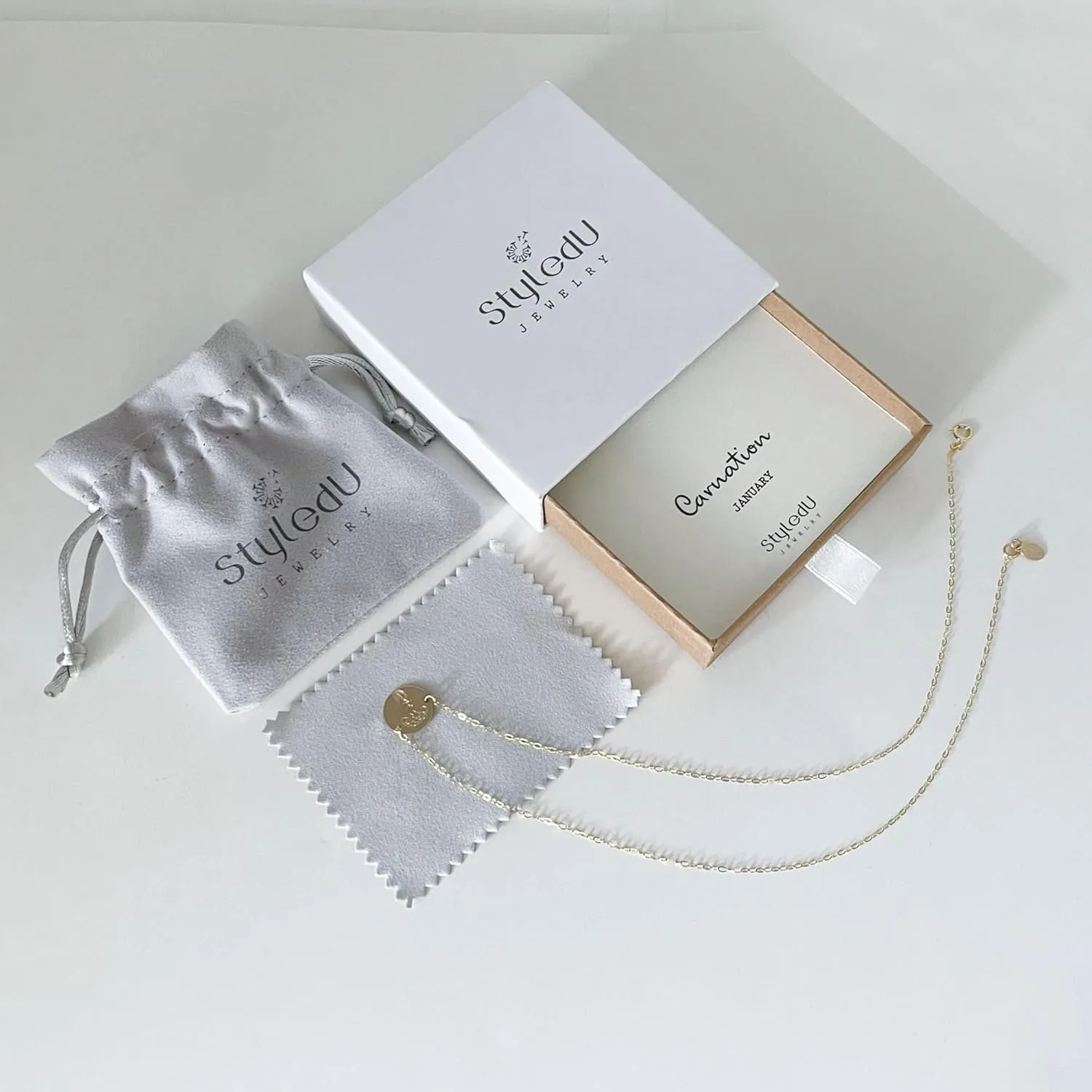 November Birth Flower Necklace for Women, Sterling Silver Chrysanthemum Pendant Necklace, Personalized November Birthday Gift, Personalized Birth Month Flower Jewelry