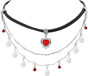 Old Money Coquette Aesthetic Faux Pearl Black Ribbon Bow Choker Necklace Costume Jewelry for Women