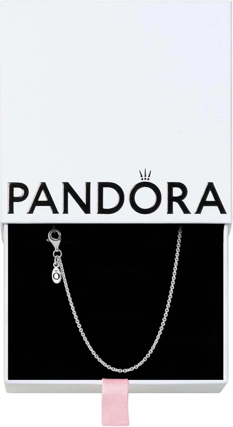 PANDORA Elevated Heart - Gift for Her - Cubic Zirconia Necklace in Sterling Silver - With Gift Box - 17.7"
