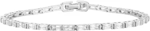 PAVOI 14K Gold Plated CZ Tennis Bracelet For Women | Classic Emerald Cut Simulated Diamond Bracelet