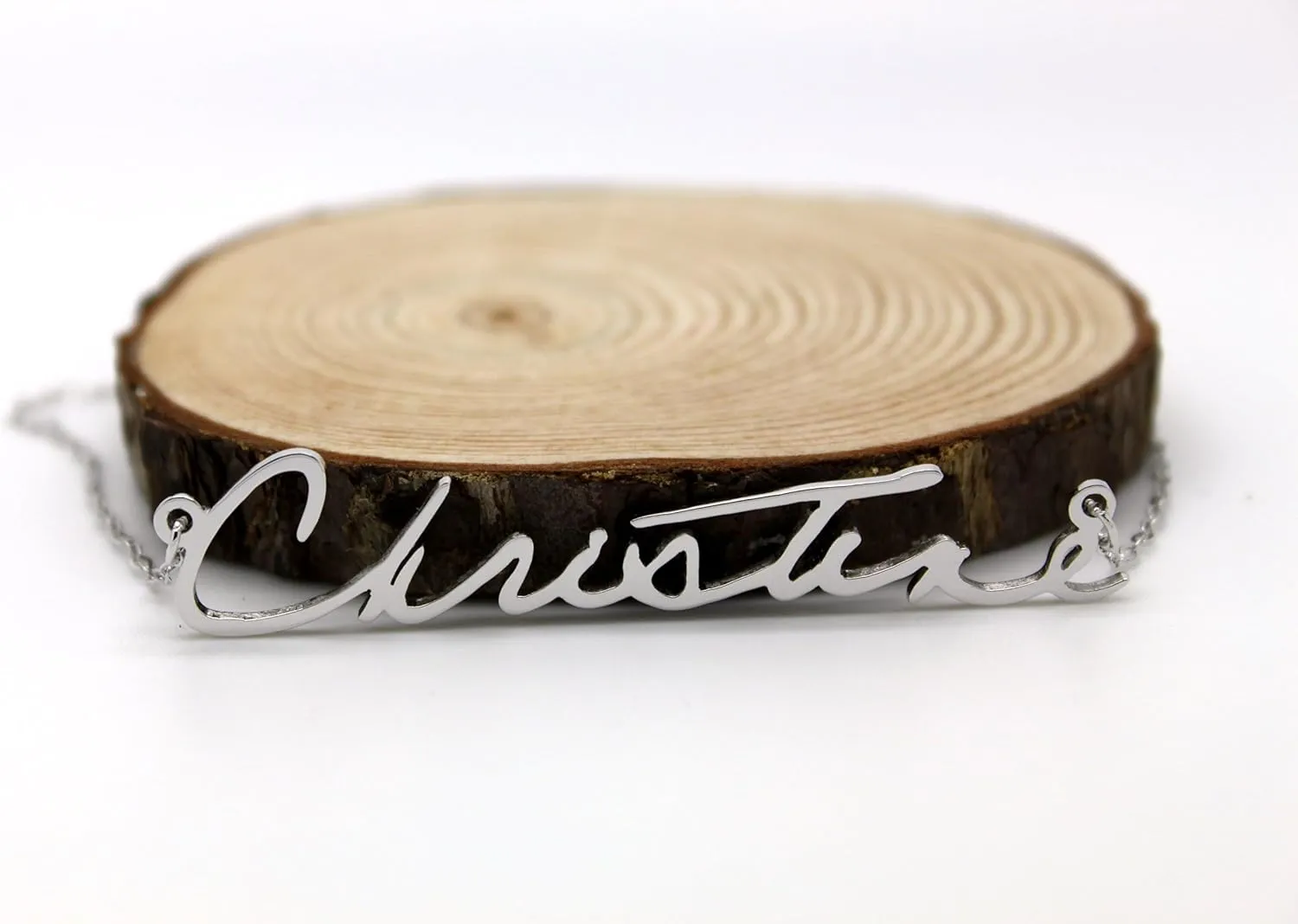 Personalized Actual Handwriting Necklace - Memorial Keepsake Jewelry, Custom Name or Signature, 925 Sterling Silver/ Stainless Steel, Gift for Mom, Wife, Daughter on Mother's Day, Anniversary, Birthday