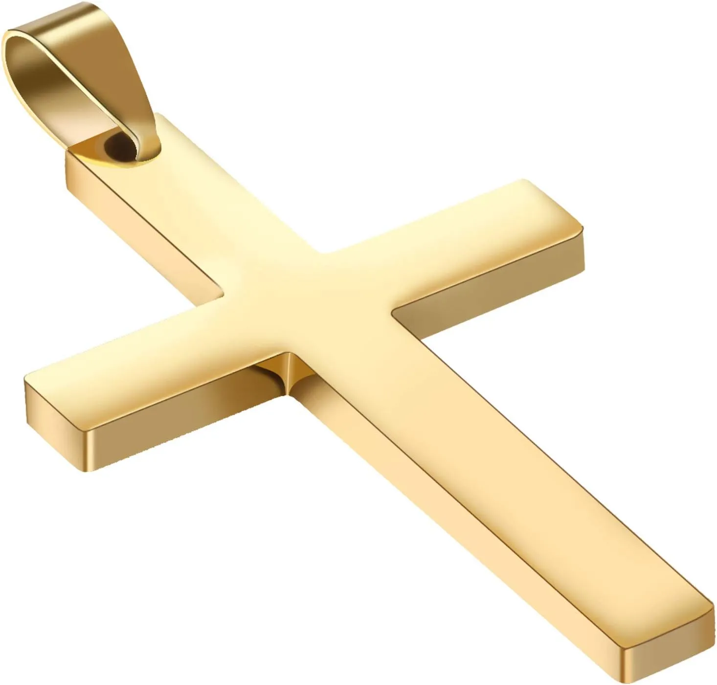 Personalized Cross Necklace-Custom Engraved Necklace-Pendant Necklace for Men
