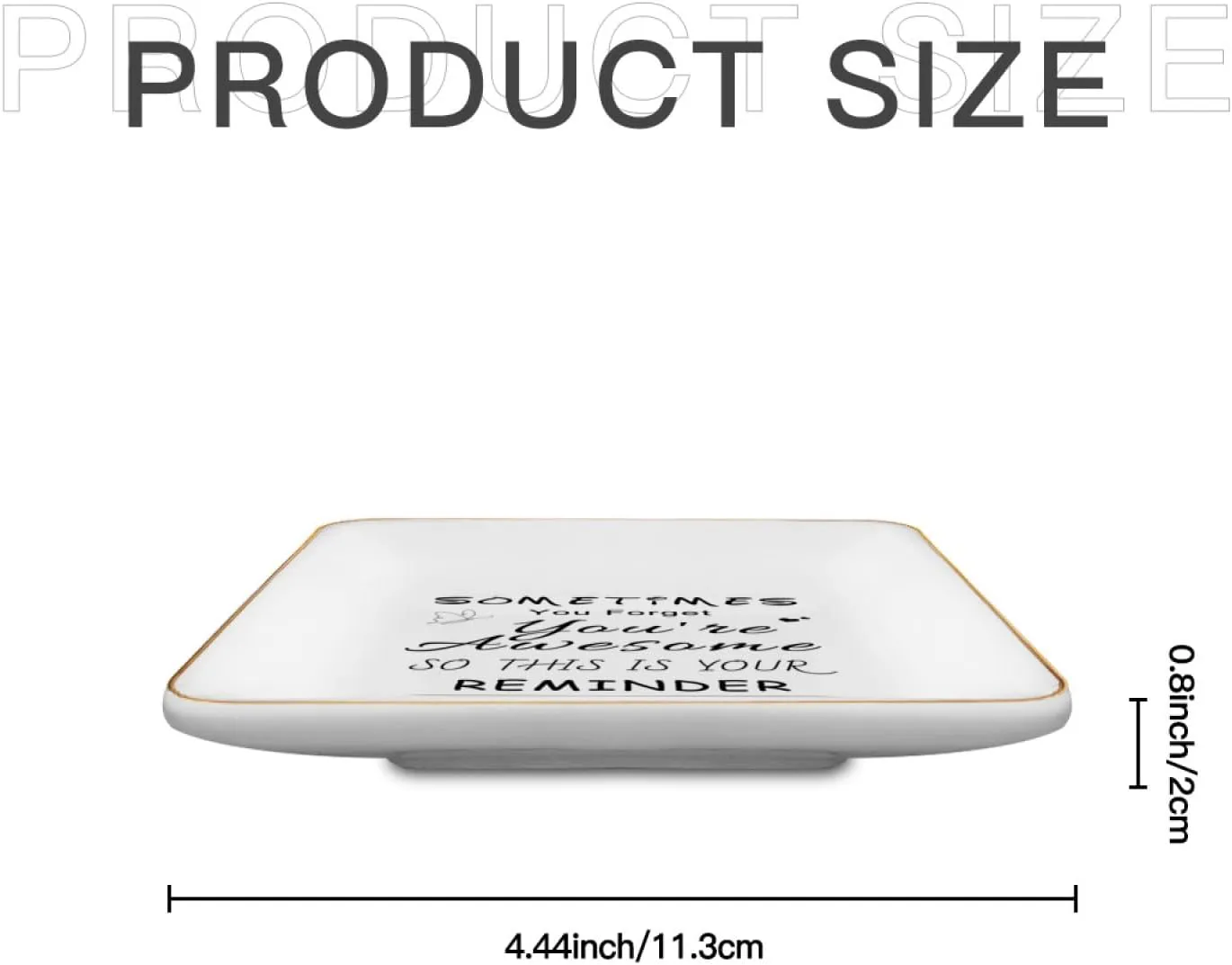 Personalized Jewelry Tray Ring Dish Ceramic Trinket Trays You Are Awesome Custom Earring Dishes for Him Her Customized Graduation Wedding Valentines Birthday Gifts for Daughter Friends