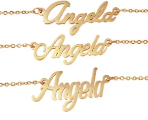 Personalized Name Necklace Custom Any Name Best Gifts for Womens