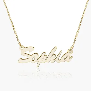 PicturesOnGold.com Custom Name Necklace For Women Personalized Name Necklace in Sterling Silver or Gold Necklace Personalized with any Name or Word