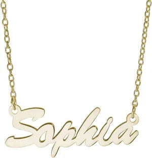 PicturesOnGold.com Custom Name Necklace For Women Personalized Name Necklace in Sterling Silver or Gold Necklace Personalized with any Name or Word