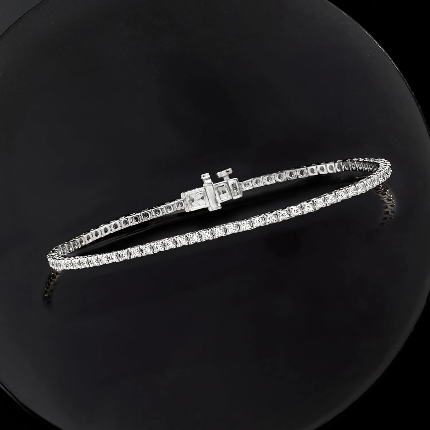 Ross-Simons 1.00 ct. t.w. Lab-Grown Diamond Tennis Bracelet in Sterling Silver