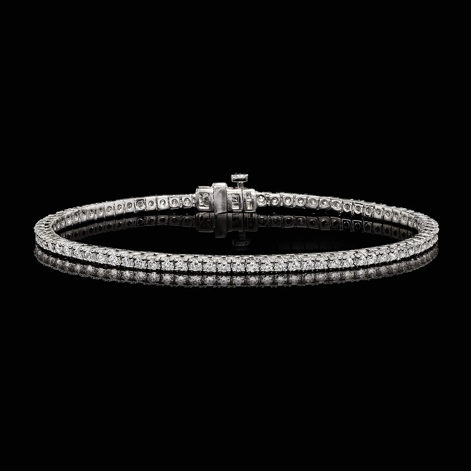 Ross-Simons 2.00 ct. t.w. Lab-Grown Diamond Tennis Bracelet in Sterling Silver