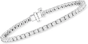 Ross-Simons 5.00 ct. t.w. Lab-Grown Diamond Tennis Bracelet in Sterling Silver