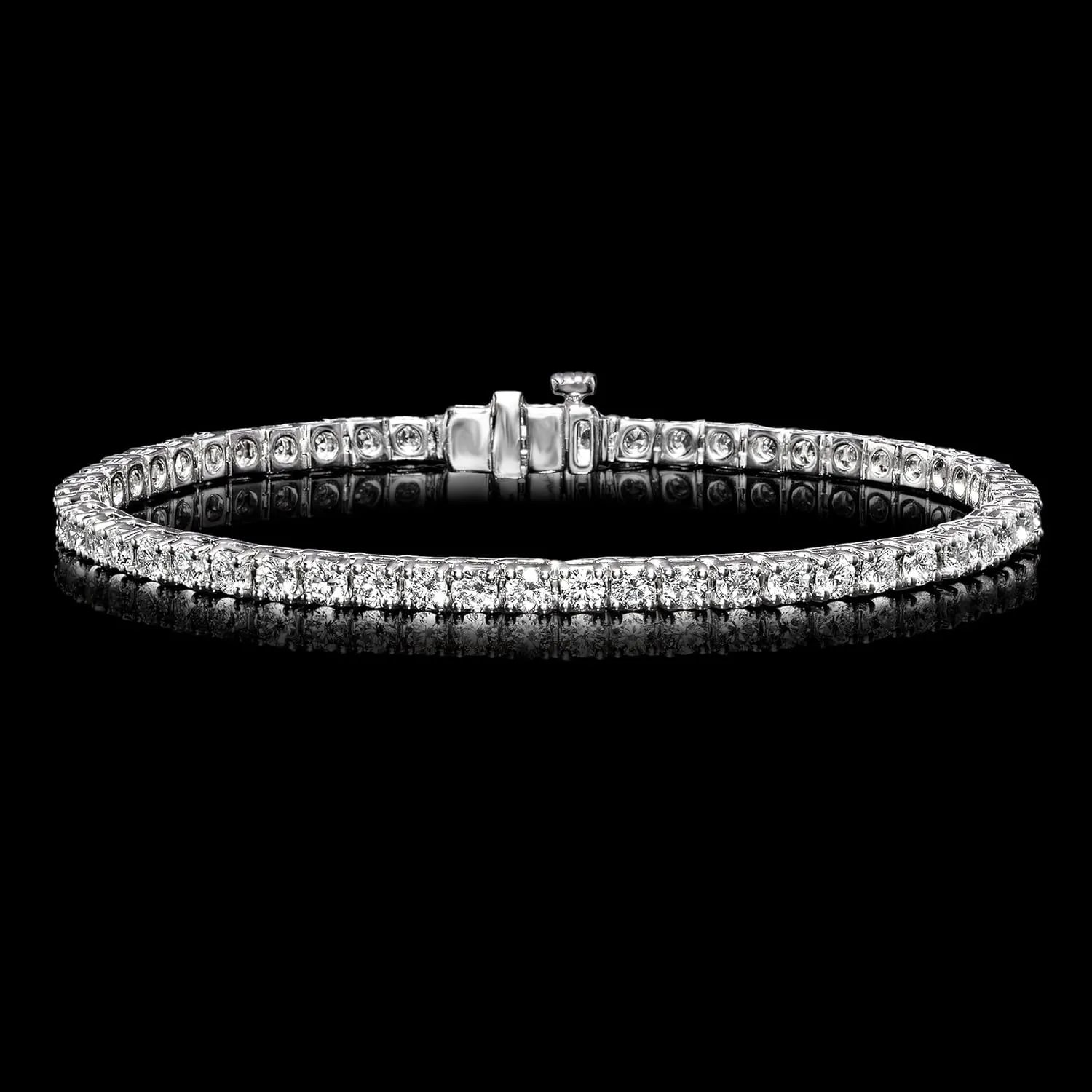 Ross-Simons 5.00 ct. t.w. Lab-Grown Diamond Tennis Bracelet in Sterling Silver