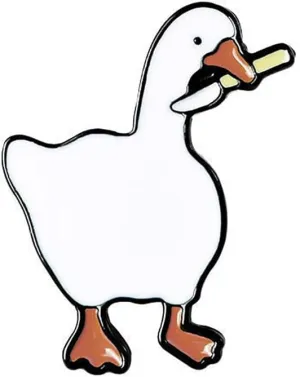 ROSTIVO Enamel Pins for Backpacks Goose Lapel Brooches Pin for Men and Women Novelty Pins for Bags Jackets Hats