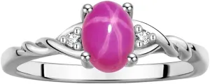 Rylos Sterling Silver Classic Birthstone Ring - 7X5MM Oval Gemstone & Diamonds - Women's Jewelry, Sizes 5-10