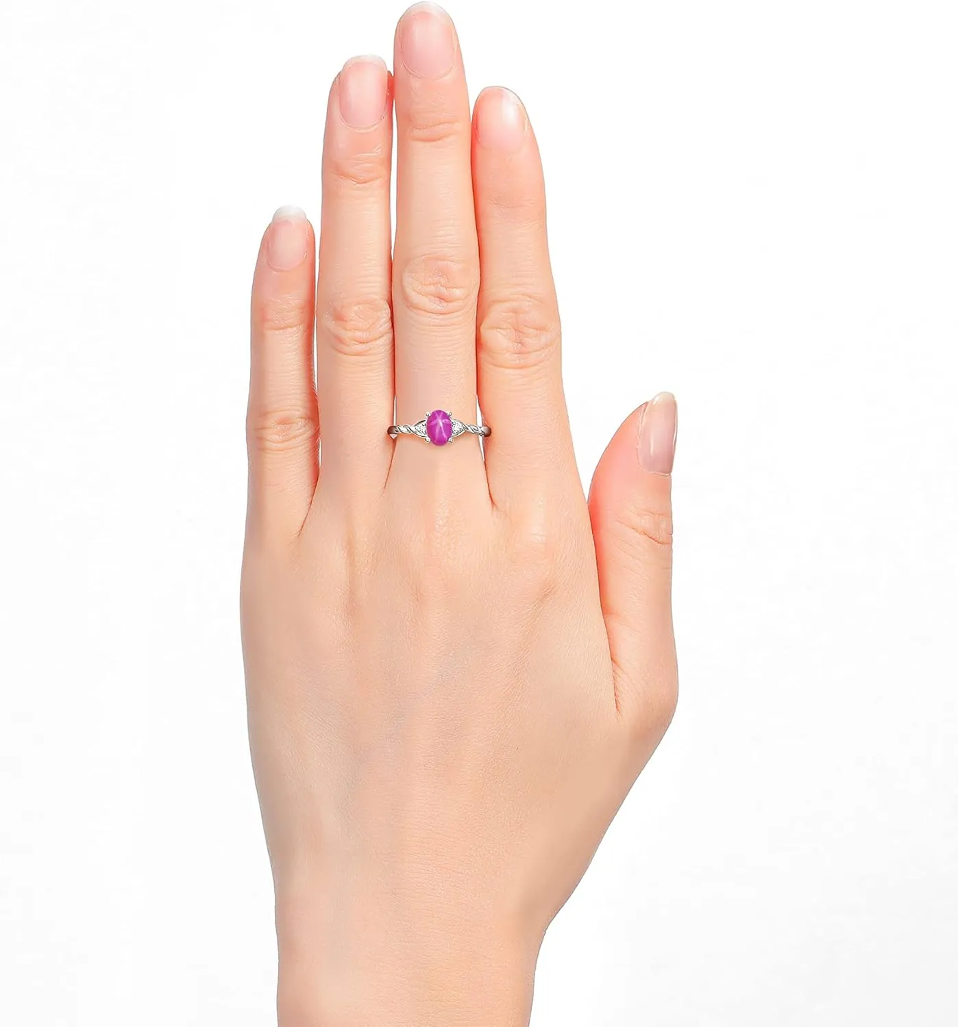 Rylos Sterling Silver Classic Birthstone Ring - 7X5MM Oval Gemstone & Diamonds - Women's Jewelry, Sizes 5-10