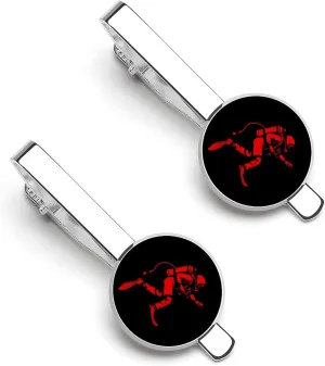 Scuba Diving Tie Clip Classic Necktie Bar Pinch Clothing Accessories for Wedding Party Business